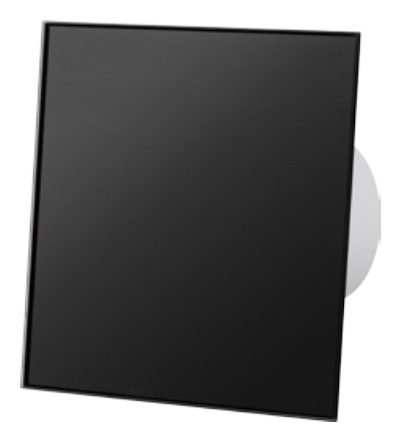 AirRoxy - Panel dRim 175 x 175 mm szklany czarny mat [01-174]