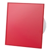 AirRoxy - kompletna kratka wentylacyjna dRim z panelem szklanym czerwony połysk