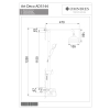 Omnires - system prysznicowy natynkowy ART DECO, chrom [AD5144CR]