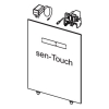 Tece - górna obudowa TECElux szkło czarne bezdotykowe przyciski sen-Touch [9650003]