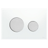 Tece - przycisk TECEloop szkło białe przyciski chrom mat [9240659]