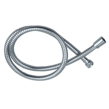 KFA - wąż prysznicowy 150 cm srebrny z tworzywa z obrotową końcówką [843-003-00]