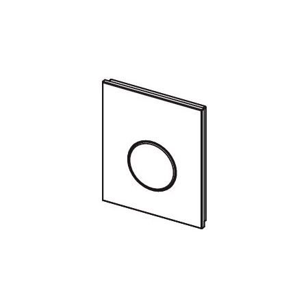 Tece - przycisk do pisuaru TECEloop szkło czarne przycisk biały [9242654]