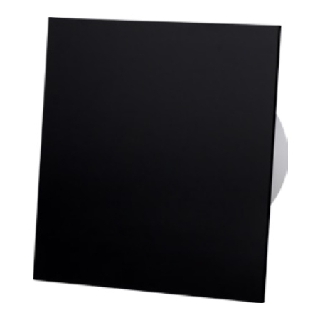 AirRoxy - kompletna kratka wentylacyjna dRim z panelem z plexi czarny połysk