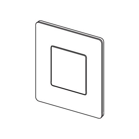 Tece - przycisk do pisuaru z kartuszem TECEsolid metalowy czarny mat